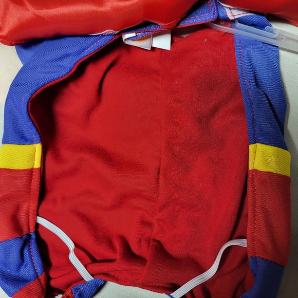 New SimplyDog Halloween Costume Superman Red Blue Dress Up For Medium‎ Large Dog - Picture 4 of 11